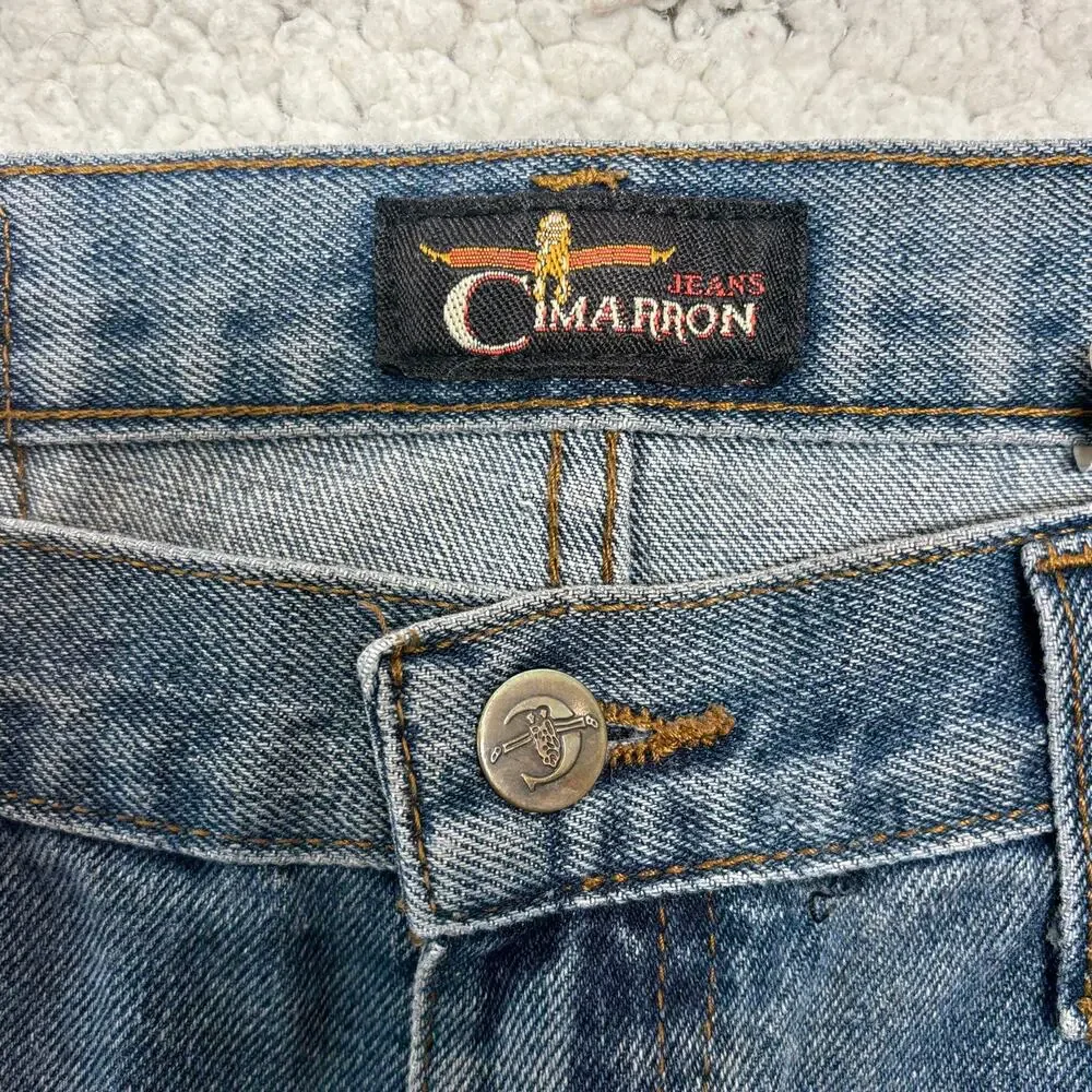 Vintage Cimarron Jeans Mens 36x29 Straight Leg Denim Medium Wash 90s Y2k